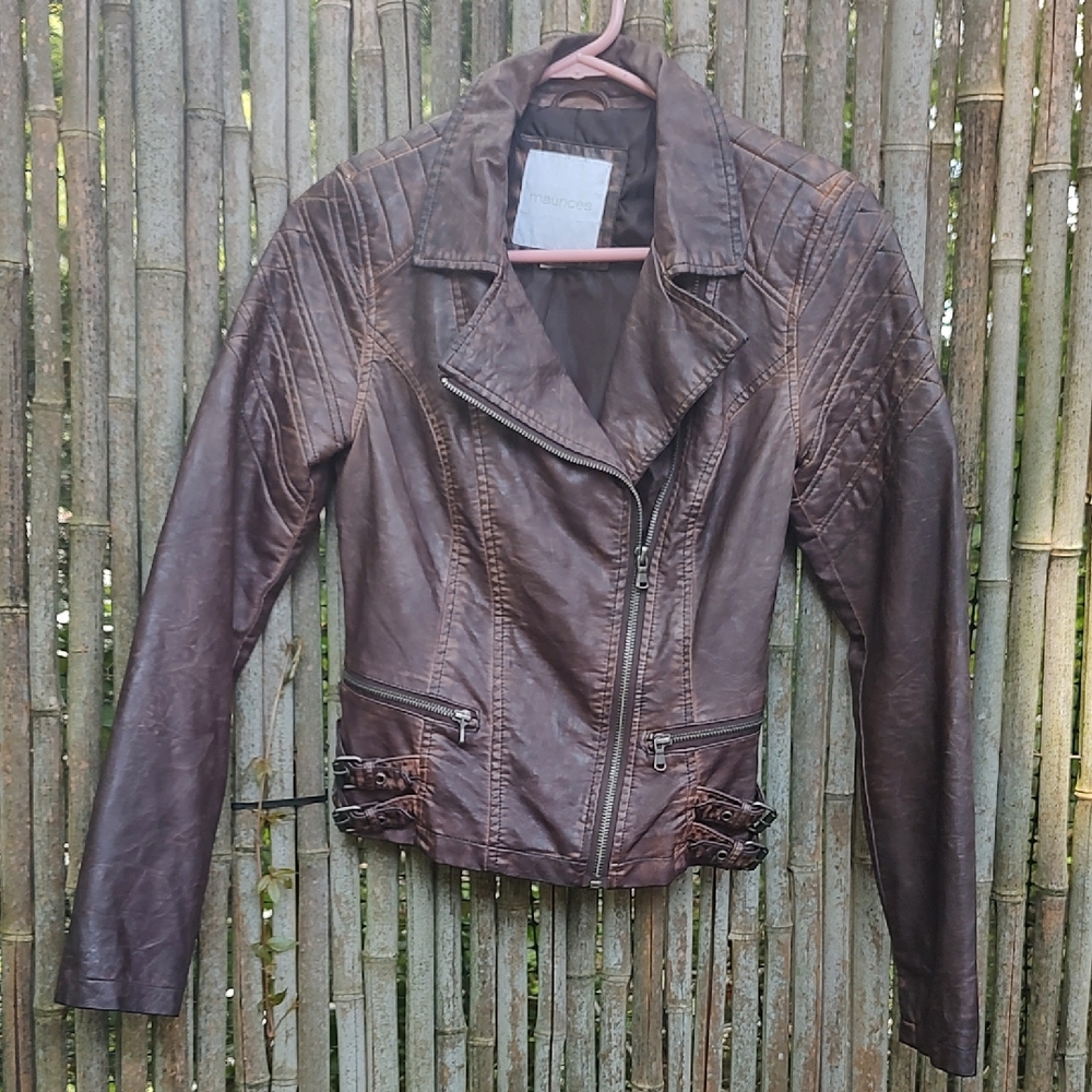 Faux Leather Jacket